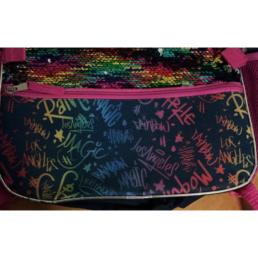 Rainbow High Sequin Girls Backpack 16", Accessory Innovations - Picture 3 of 12